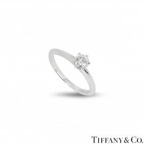 Tiffany & Co. Platinum Diamond Setting Ring 0.33ct G/VS1 Tiffany & Co. Platinum Diamond Setting Ring 0.33ct G/VS1